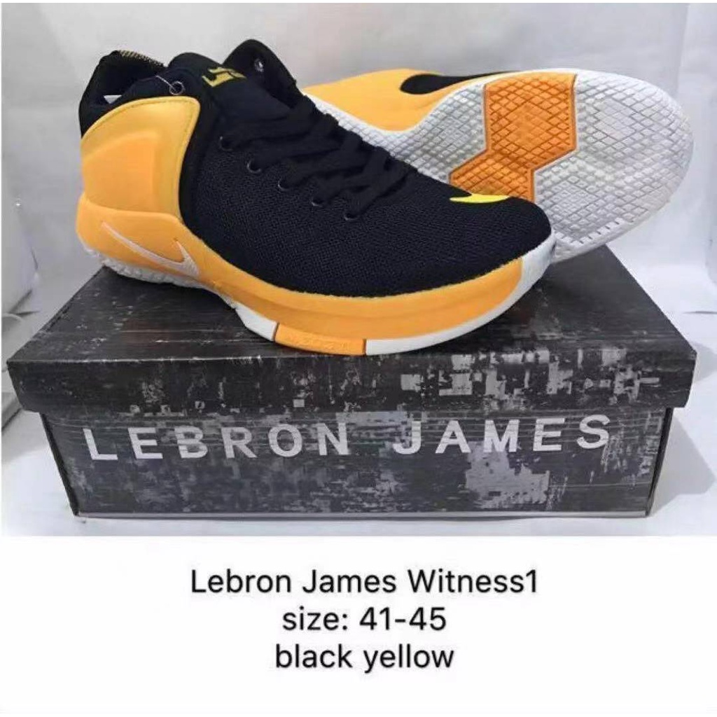 lebron shoes mens yellow