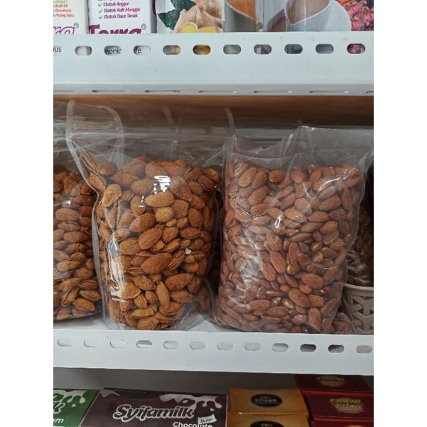 Roasted Almonds Natural Almonds Almonds Shells 1 kg 500 g Shopee