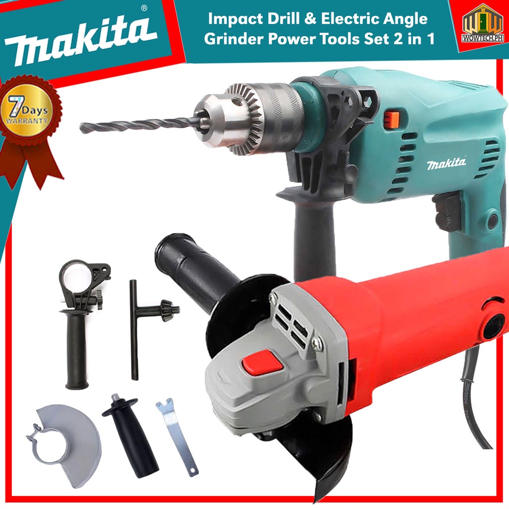 Makita Barena Drill Set Barena And Grinder Set Makita Power Tools Set