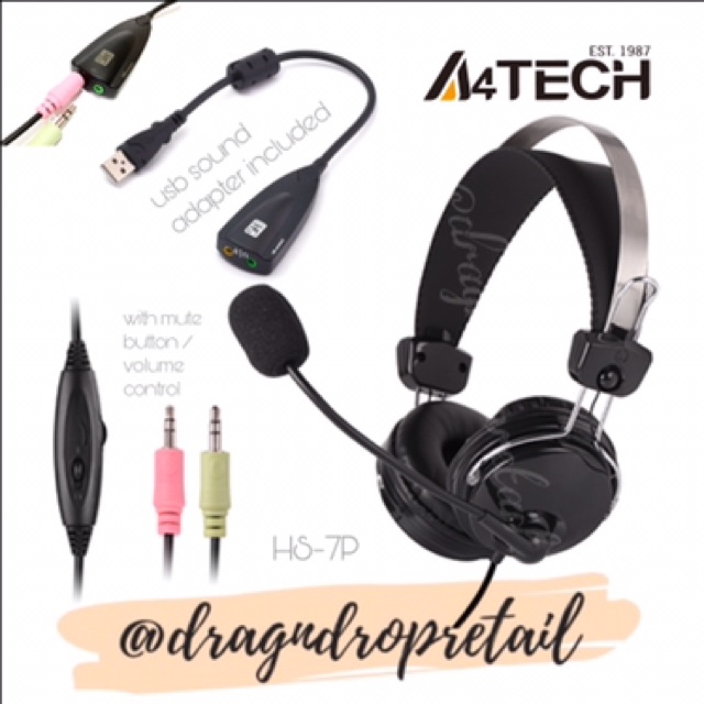 a4tech hs7p headset