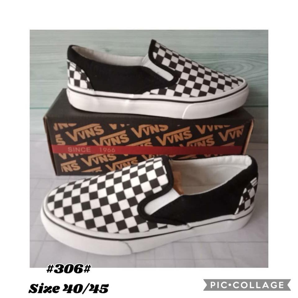 checkered shoes