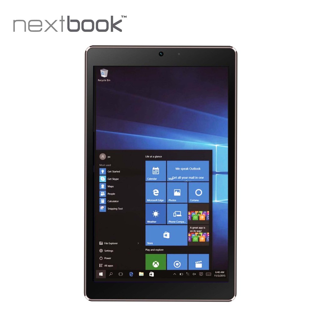 Nextbook 8 Intel Powered Windows 10 Tablet Pc Shopee Philippines