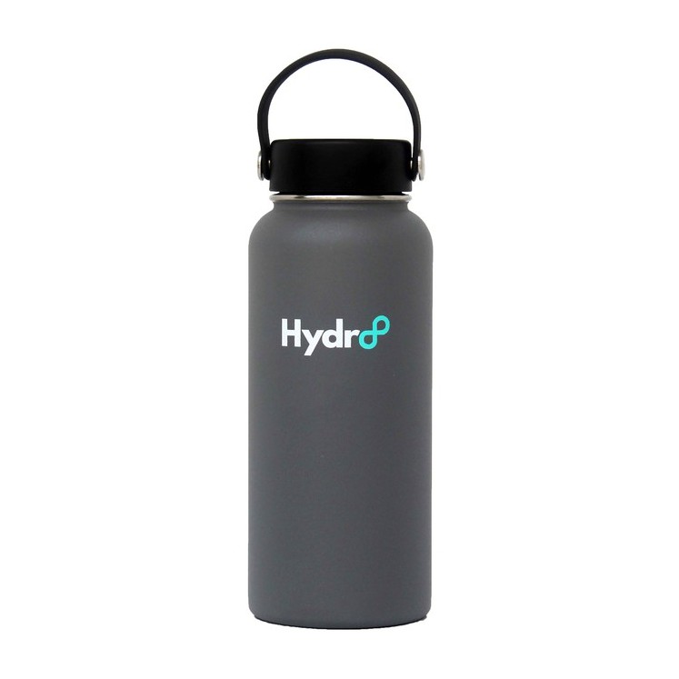 Hydr8 Wide Mouth Insulated Water Bottle Tumbler Gray 32 oz. 946ml