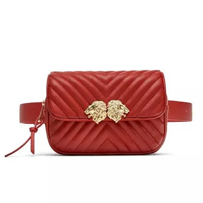 zara red purse