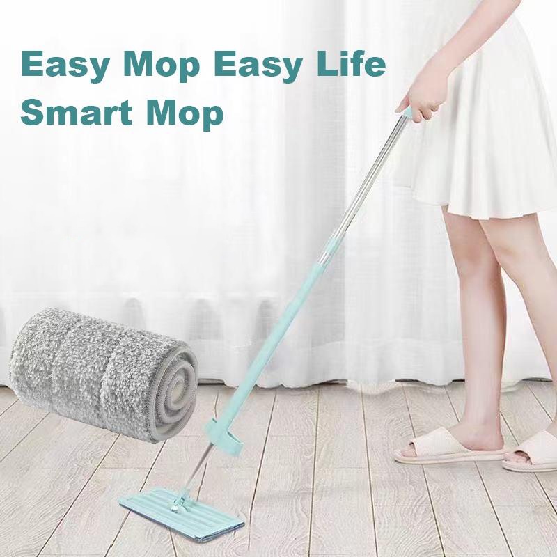 hands Mop mopping household large wet and dry ,lazy flat mop with extra