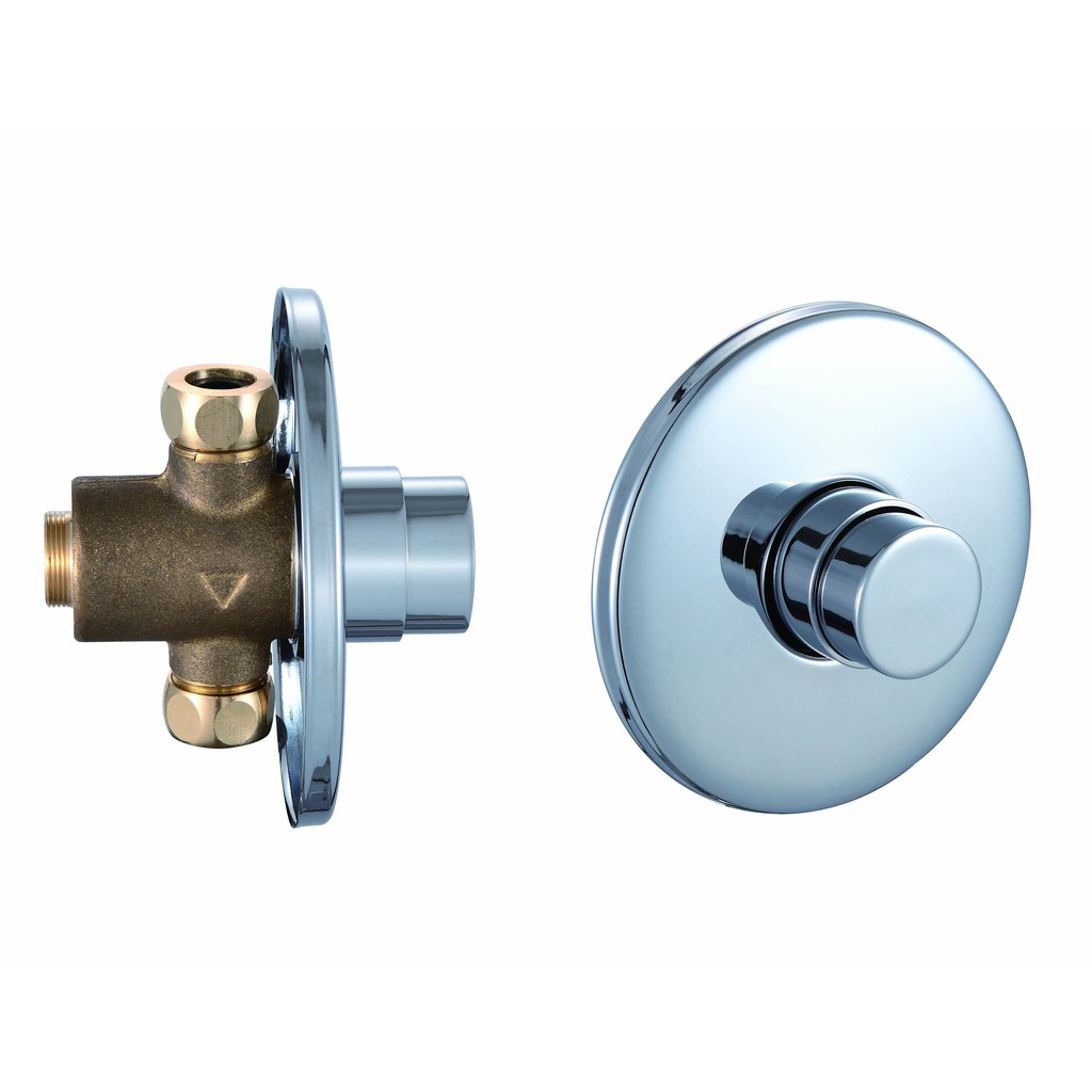 Concealed Time Delay Shower Valve for Beach InWall Auto Shut Off Push