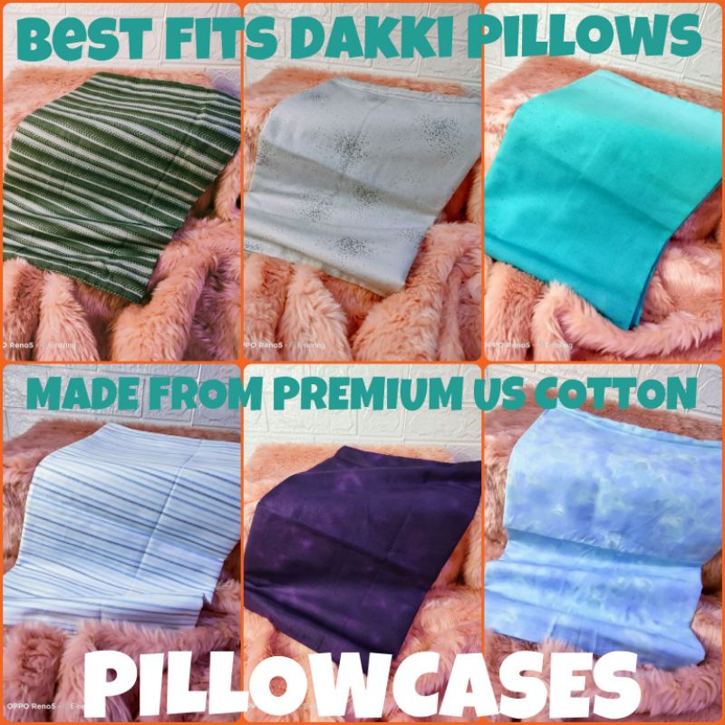 (ENERING) PILLOWCASE (PUNDA) BODY PILLOW JUMBO BOLSTER BEST DAKKI PILLOWS (SIZE8"x40" & 18"x44