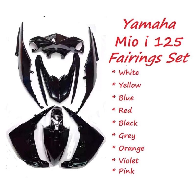 Yamaha Mio i 125 Fairing Set Shopee Philippines