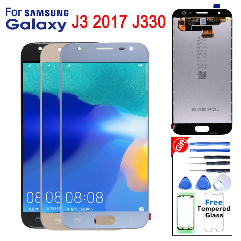 Lcd Display Replacement For Samsung J3 17 J330 Touch Screen Parts Shopee Philippines