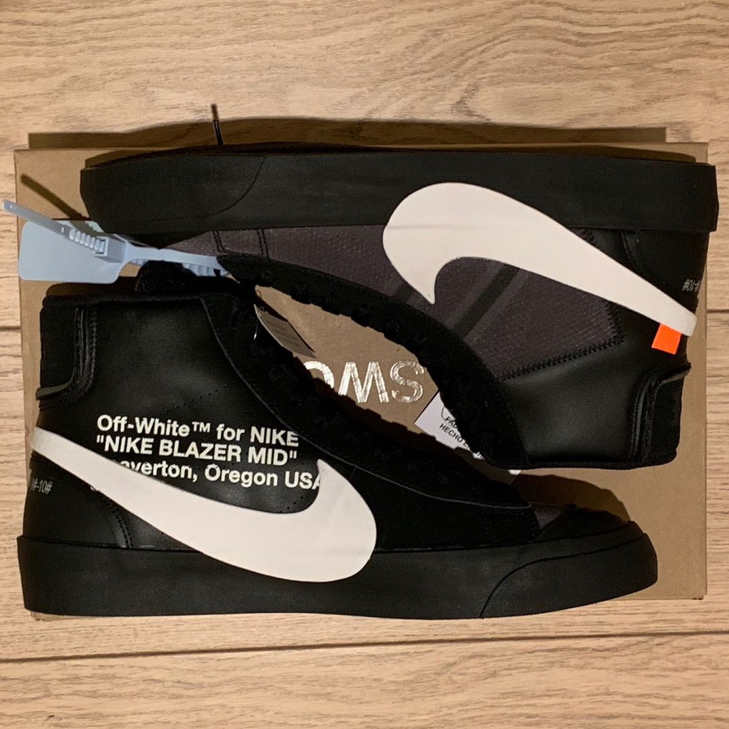 Off White X Nike Blazer Mid Grim Reaper Shopee Philippines