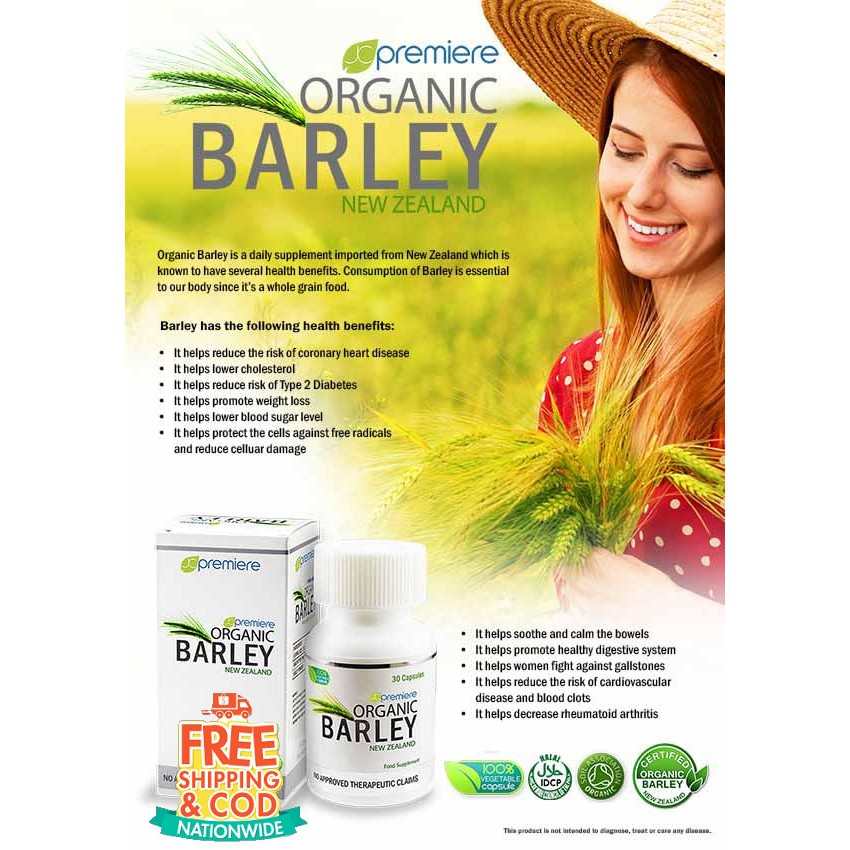 JC Premiere Organic Barley Food Supplement | Shopee Philippines