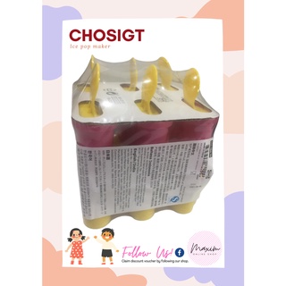Chosigt Ikea Ice Pop Maker 6pcs/pack Pink Yellow