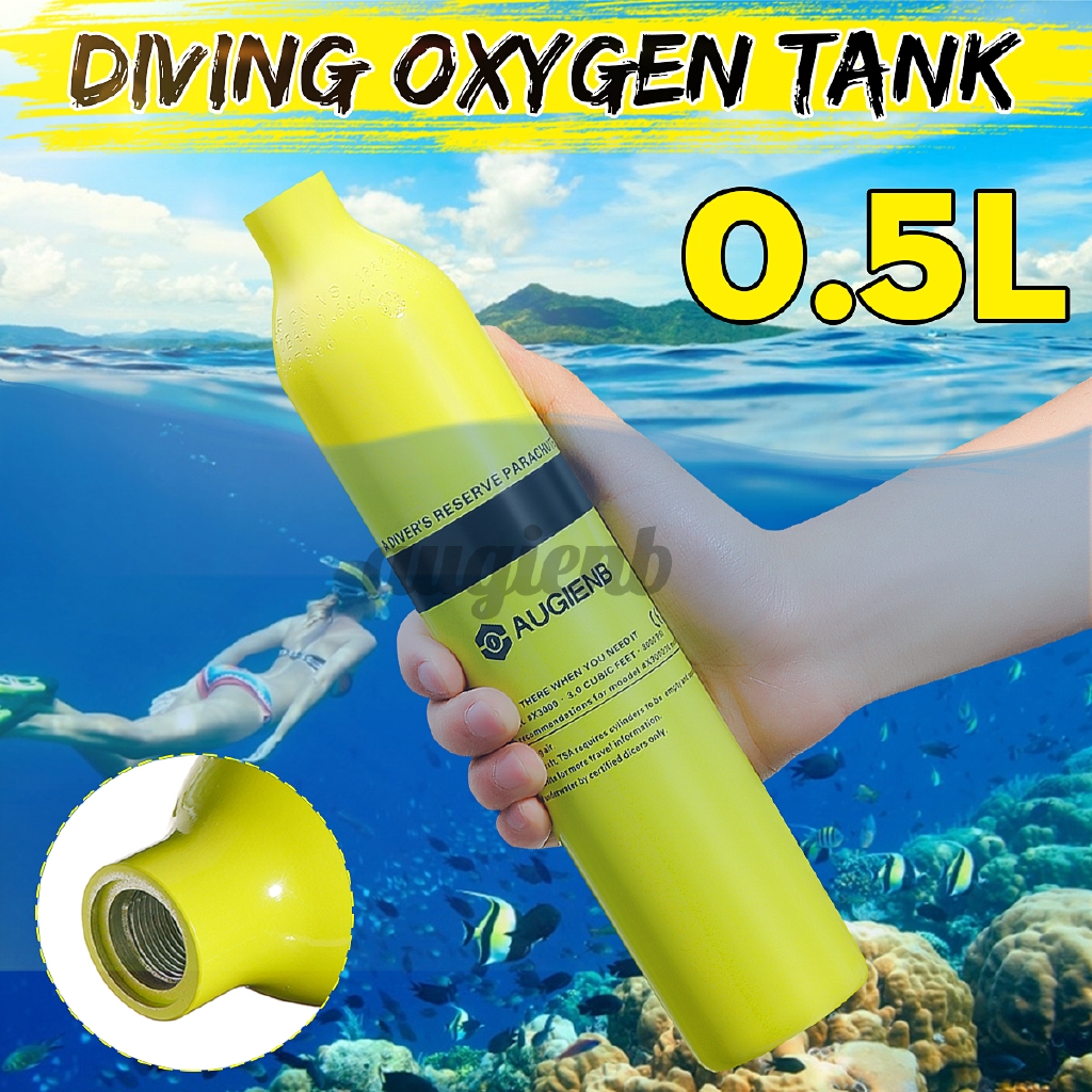 AUGIENB 0.5L Diving Equipment Air Tank Scuba Cylinder Underwater Breath
