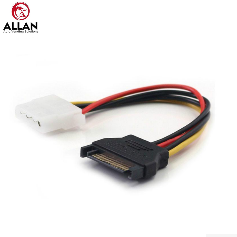 Allan SATA power male to large 4P IDE female converter cable 4pin to