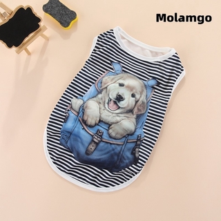 MOLAMGO Thin Spring Puppy Vest Clothes #6