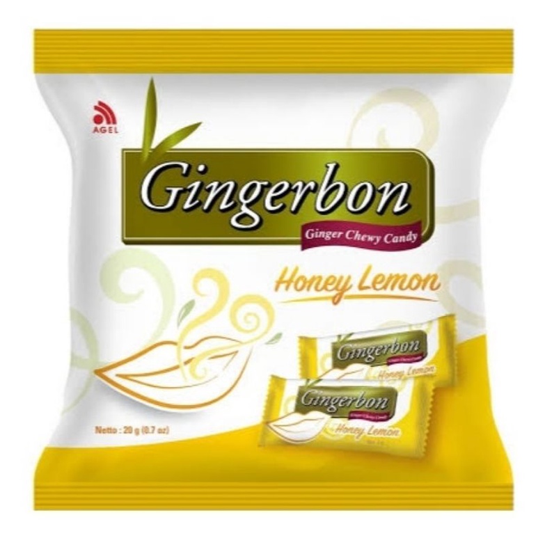 Gingerbon Honey lemon chewy candy 20g Shopee Philippines