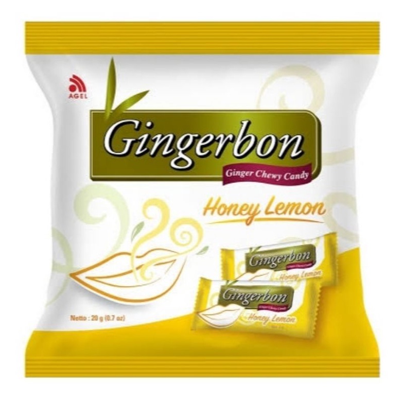 Gingerbon Honey Lemon Chewy Candy 20g Shopee Philippines