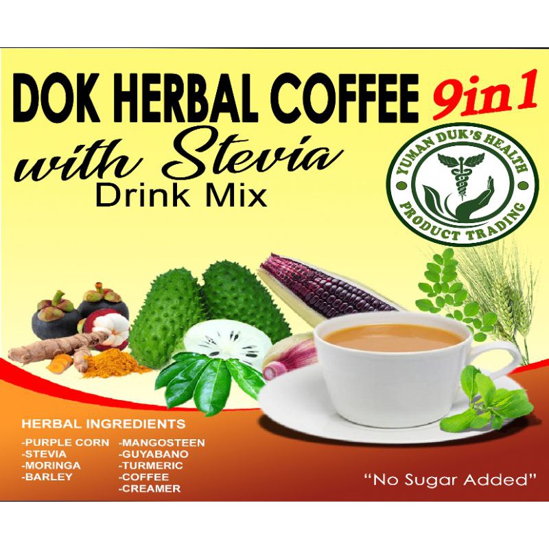 Dok Herbal Coffee 9 in 1 Shopee Philippines