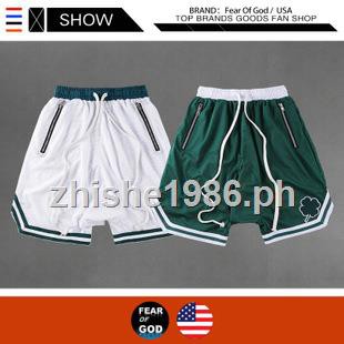 fear of god celtics shorts