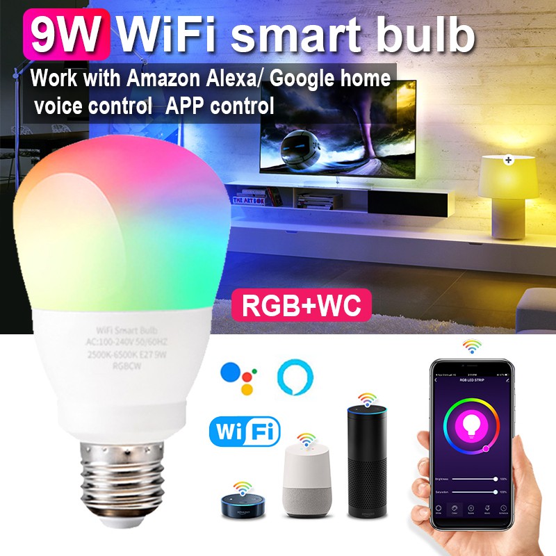 9w Color Changing Led Smart Night Light, Color Changing Led Night Light Bulb