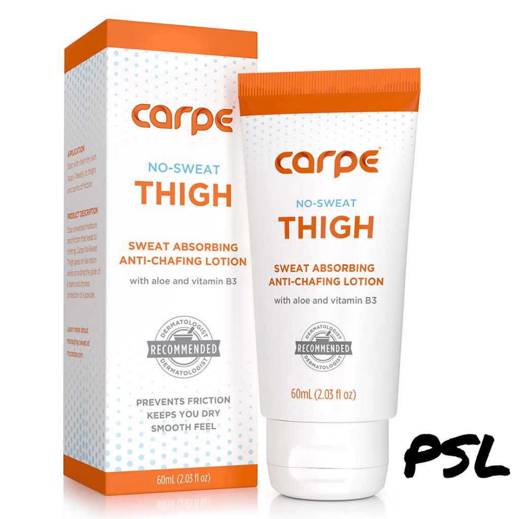 Carpe Thigh AntiPerspirant Lotion Sweat Absorbing AntiChafing