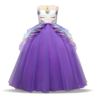unicorn gown for 7th birthday