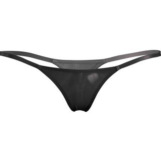 Women low-Rise Ice Silk Thong Transparent Panties G-String Micro Mini ...