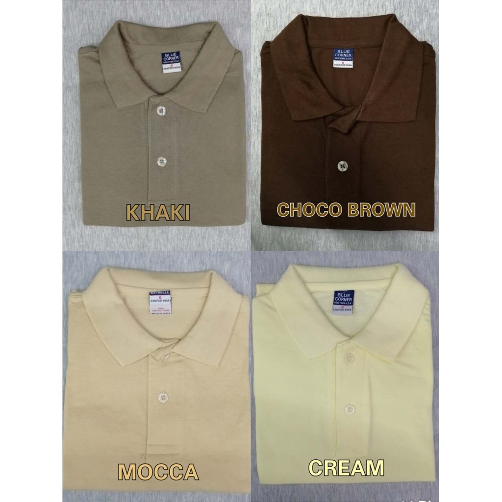 Blue Corner With Collar For Men and Women (UNISEX) (COLORED) | Shopee ...