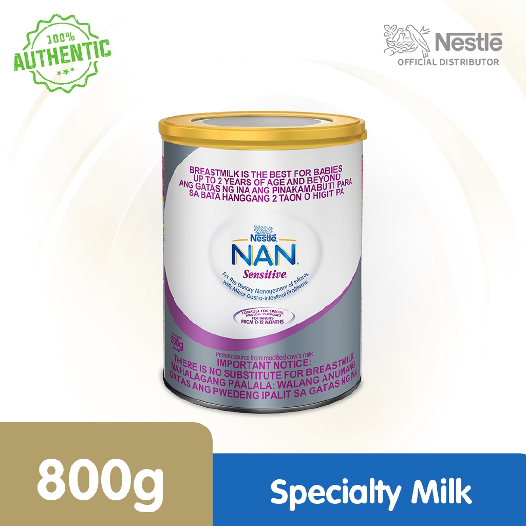nan sensitive for 1 year old