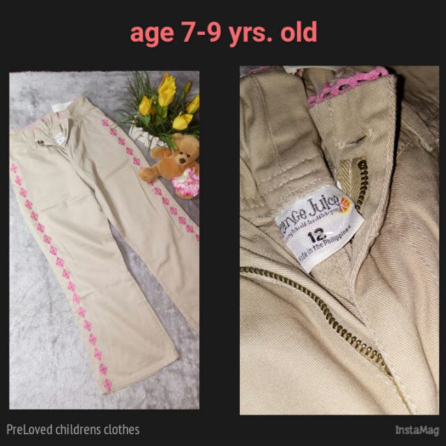 little girls khaki pants