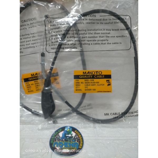 GIXXER 150 CARB. / F.I CLUTCH CABLE Shopee Philippines