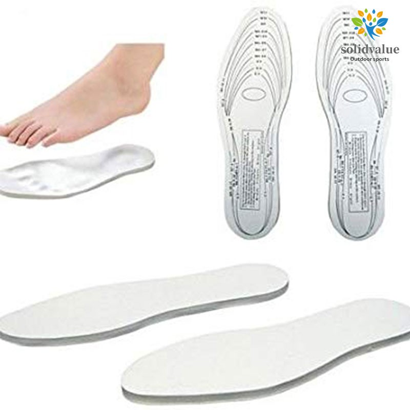 Unisex Memory Foam Insoles Springback Women Inner Running Sole Slippers ...