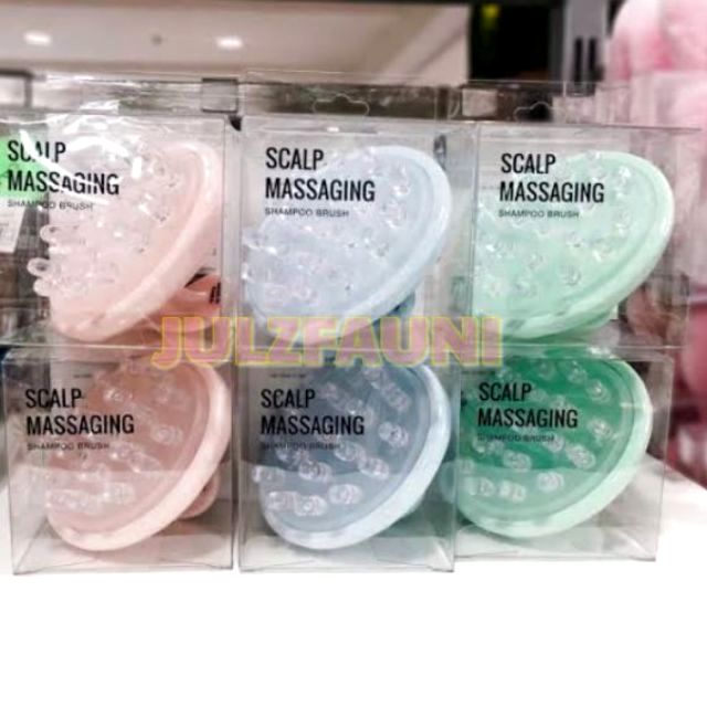 SCALP MASSAGING SHAMPOO BRUSH by Miniso Shopee Philippines