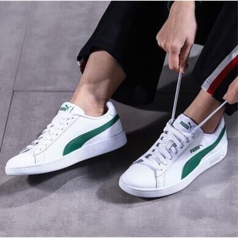 puma smash v2 white green - 55% OFF - tajpalace.net