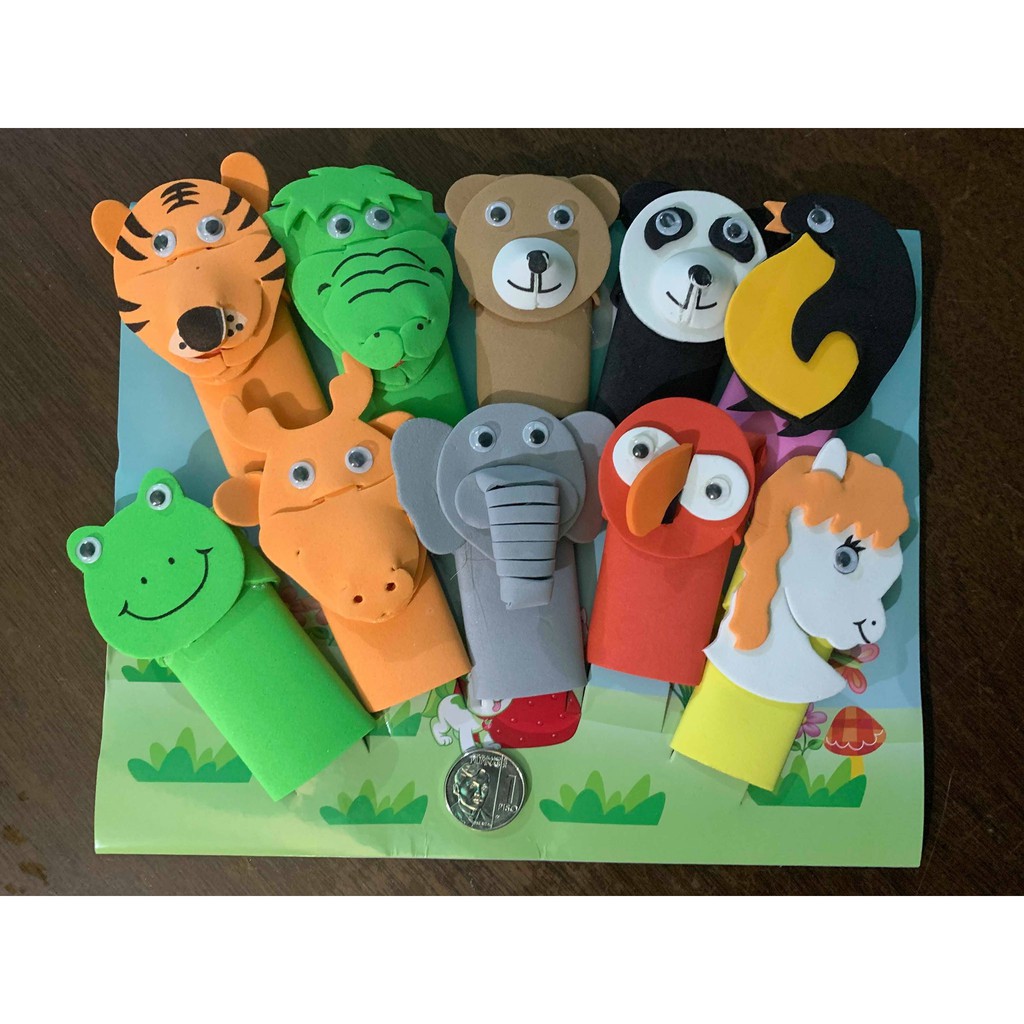Animal Foam Finger Puppet Shopee Philippines