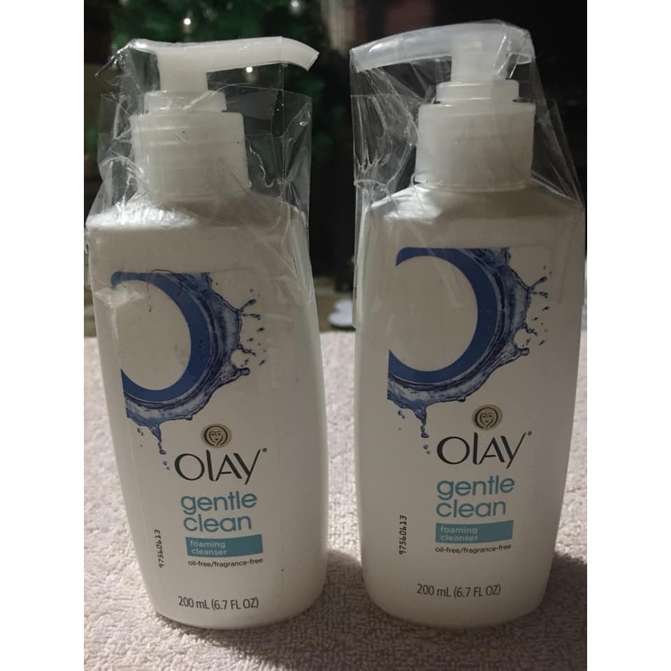 olay gentle foaming cleanser