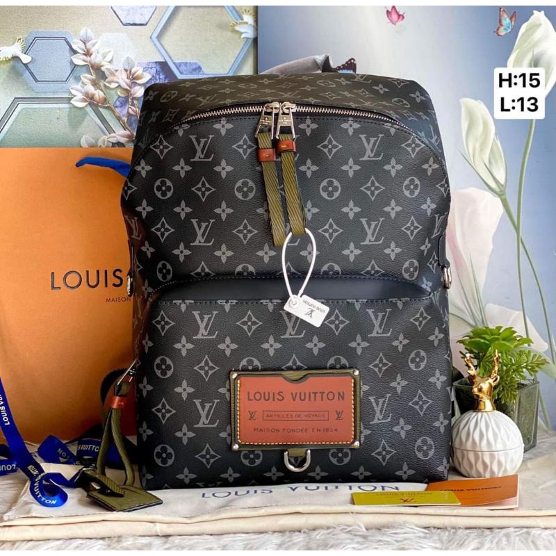 TOP| Discovery Monogram Eclipse Gaston Labels Backpack | Shopee Philippines