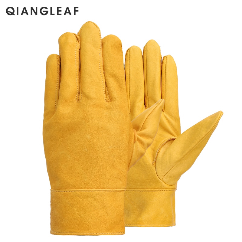 leather safety gloves