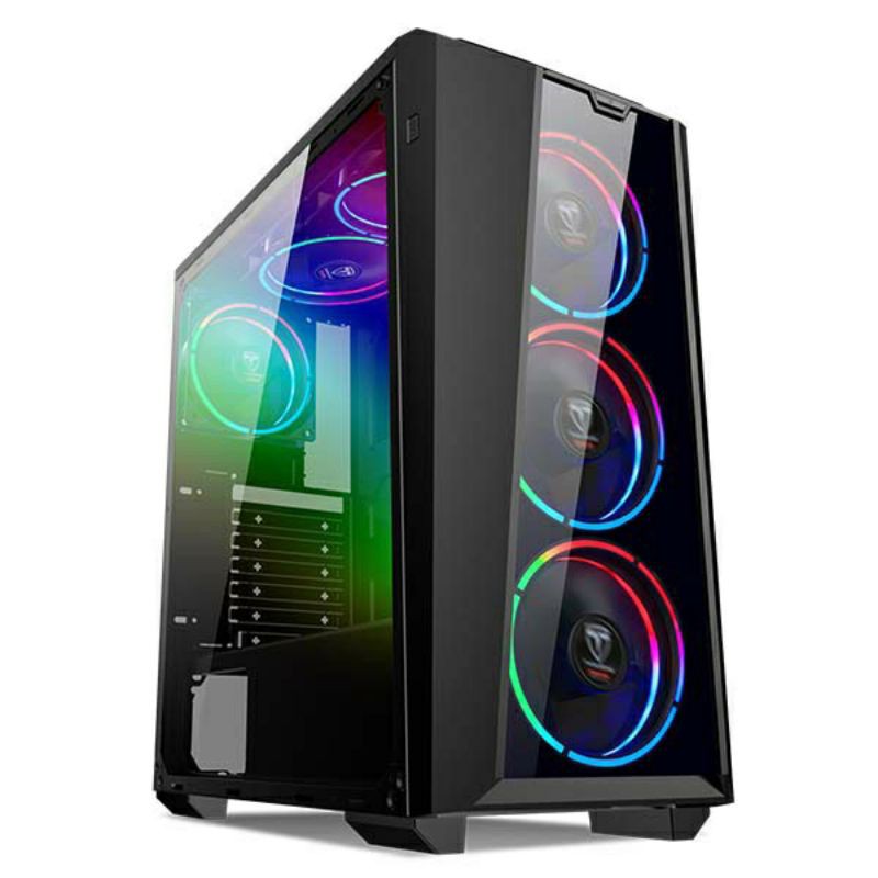 Frontier Trendsonic Raider Gaming Casing (with 4 Rainbow fans included ...