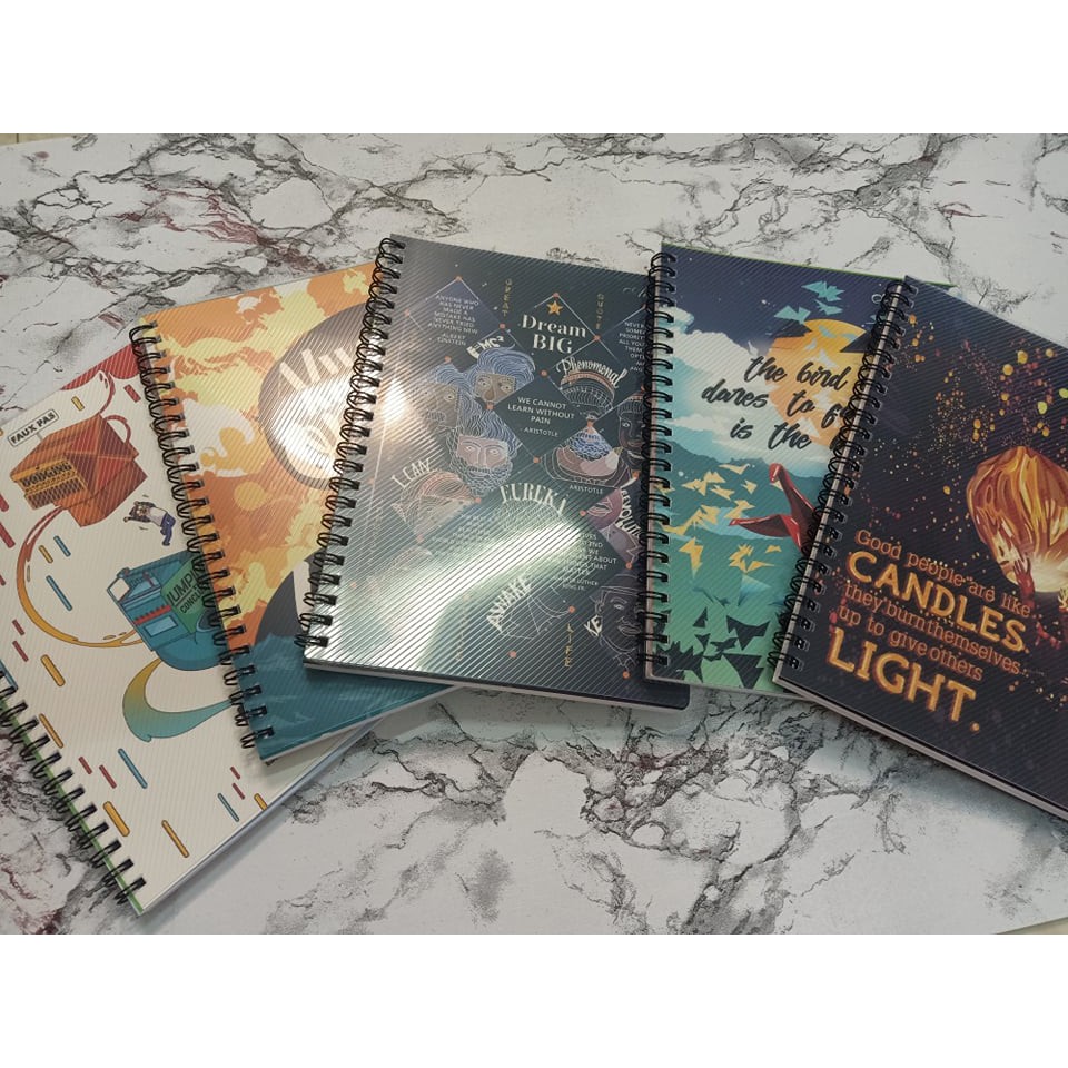 Academe Bundle Spiral Notebook (10 Notebooks) 