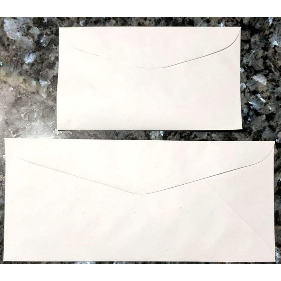 50pcs White Mail Envelope, Short and Long Mail Envelope, Letter