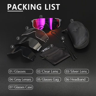SWEET PROTECTION 4 Lenses Cycling Sunglasses Outdoor Sports Road Bike Glasses Cycling Glasse #3