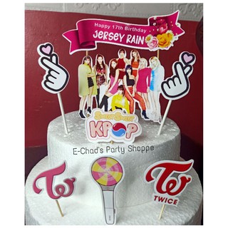 Unique And Personalized Blackpink And Twice Together Cake Topper Shopee Philippines