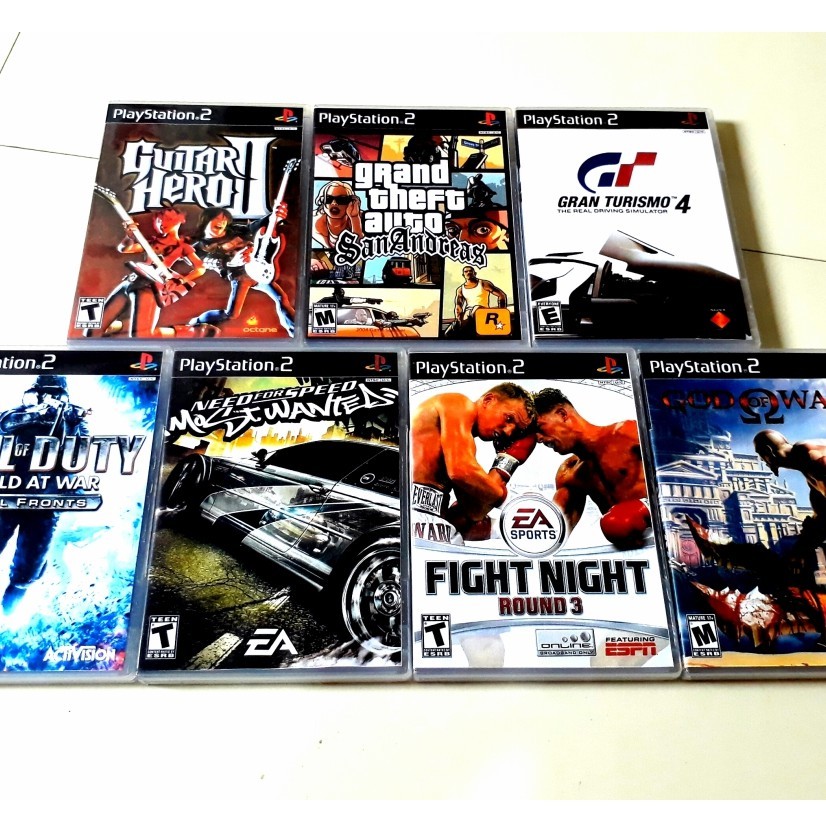 playstation 2 games cd