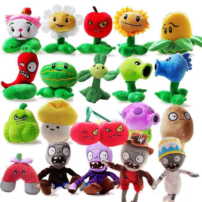 【COD】13cm-35cm Plants vs Zombies Soft Plush Doll Stuffed Toys | Shopee ...