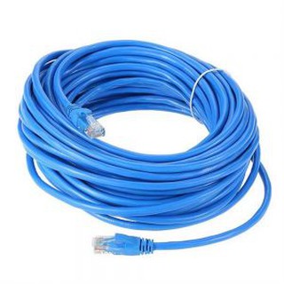 RJ45 CAT6 Network LAN Cable Ethernet UTP Cable Blue - 50M | Shopee ...
