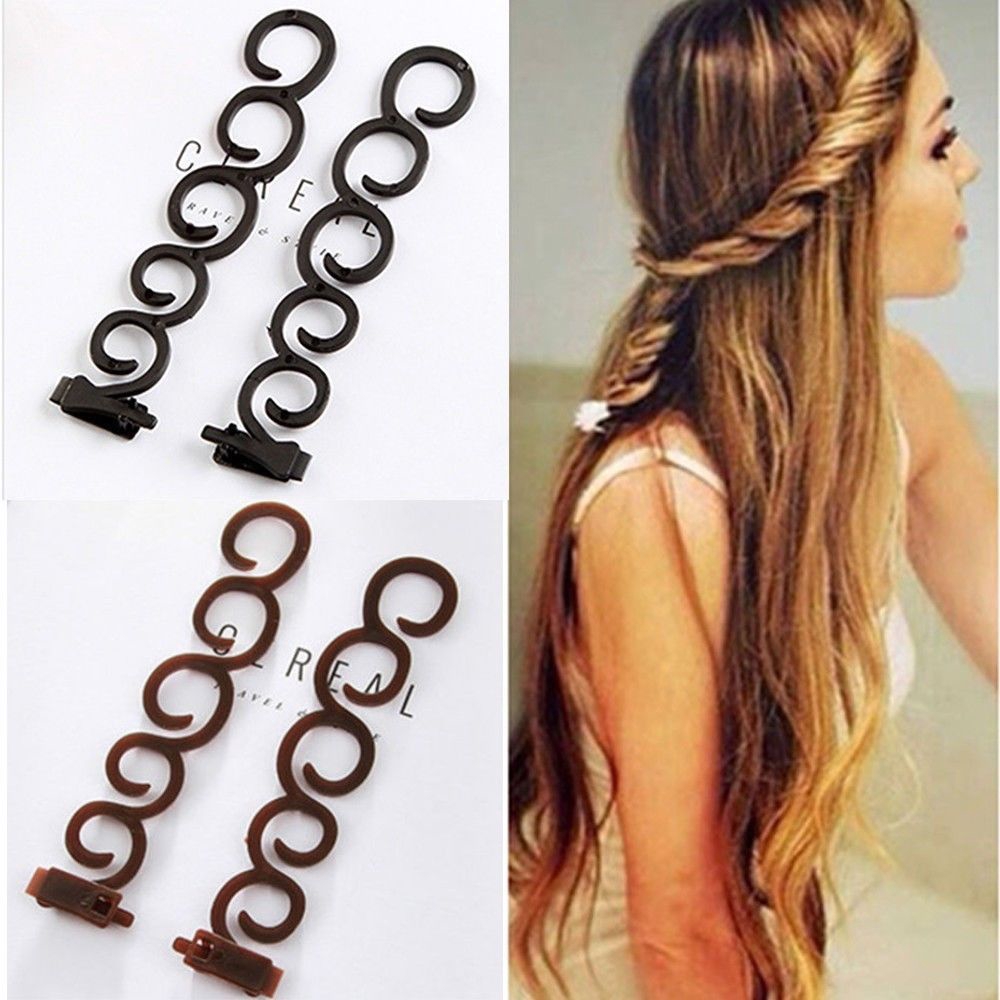 2pcs French Braid Plaiting Twist Braider Maker Hair Styling