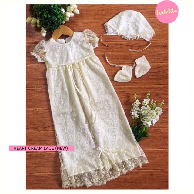 baby girl cream dress