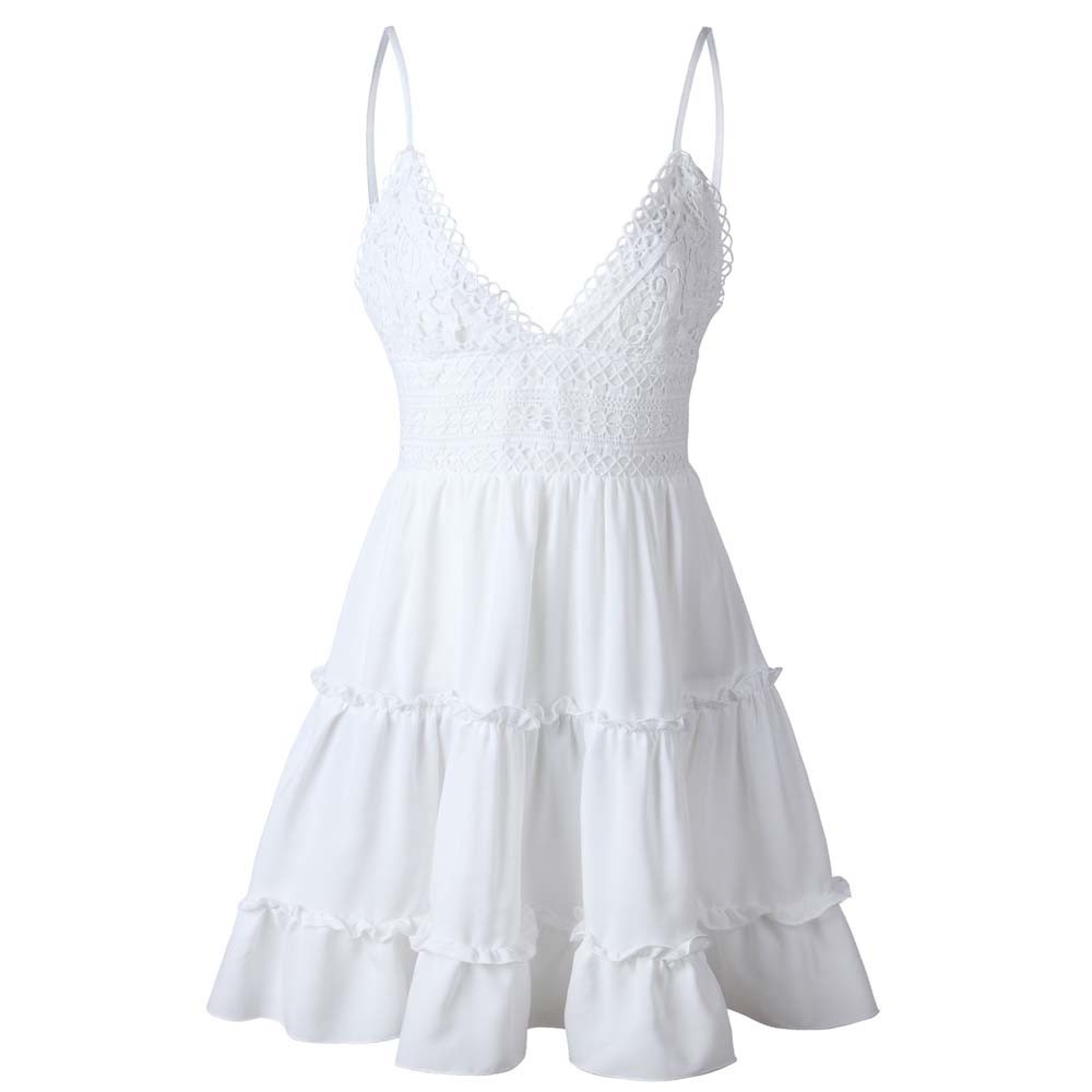 white party beach dress