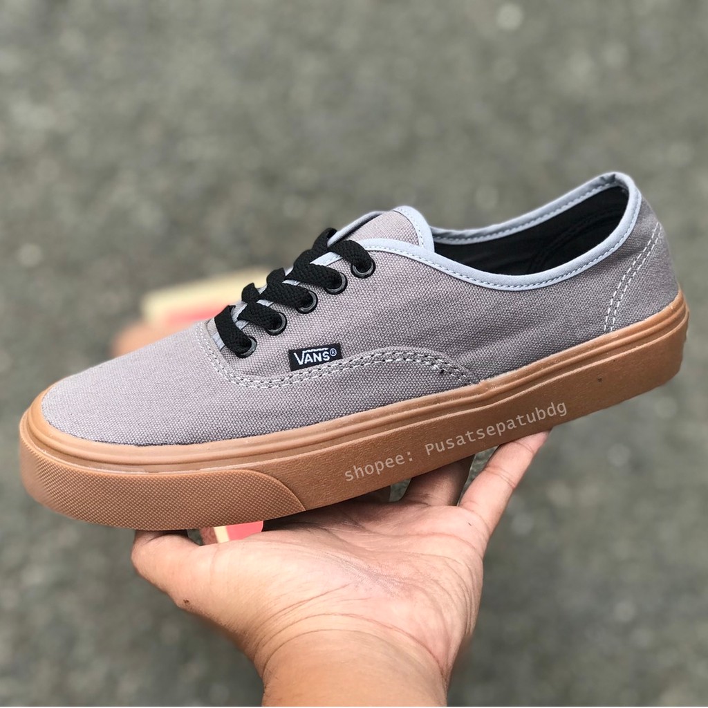 vans authentic gray